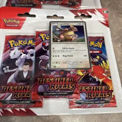 Pokemon Destined Rivals 3 Pack Blister Lot of 4 - Kangaskhan & Zebstrika - Image 4