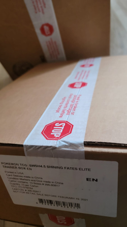 SEALED Pokemon TCG Shining Fates Elite Trainer Box Case 10x ETBs Original Print 820650808173 - Image 3