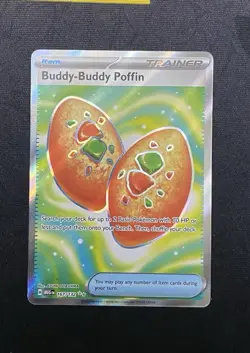Buddy-Buddy Puffin 167/132 Mega Evolution Full Art Trainer Pokemon TCG NM - Image 1