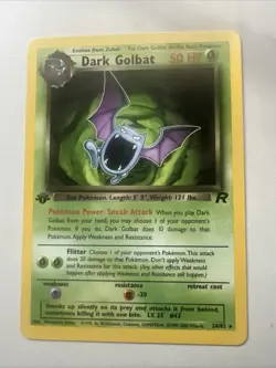Pokemon Team Rocket #24/82 Dark Golbat (24) 1st edition NM/LP - Image 1