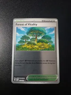 Forest of Vitality 117/132 -NM- Me01: Mega Evolution Reverse Holo Pokemon TCG - Image 1