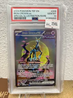2024 Pokemon Iron Crown ex Special Illustration Rare PSA 10 GEM MT - Image 1