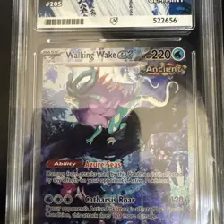 Pokemon TCG Walking Wake EX Scarlet & Violet Temporal Forces 205/162 ACE 10 - Image 3
