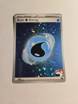 Water Energy Play! Prize Pack Series Cosmos Holo Pokemon TCG NM double swirl - Image 1