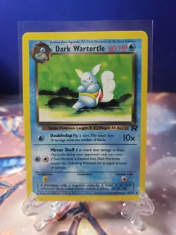 Dark Wartortle 46/82 Pokemon Team Rocket Set Vintage Unlimited VLP - Image 1