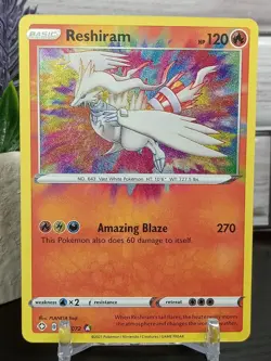 Pokemon TCG - Reshiram 17/72 Amazing Rare Holo - Sword & Shield - Shining Fates - Image 1