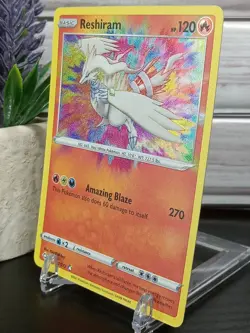 Pokemon TCG - Reshiram 17/72 Amazing Rare Holo - Sword & Shield - Shining Fates - Image 2