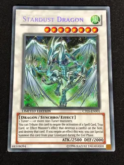 Yugioh Stardust Dragon CT05-EN001 Secret (MP) - Image 1