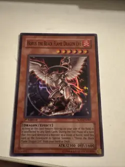 Horus the Black Flame Dragon LV6 SOD-EN007 Soul of the Duelist 1st Edition - Image 1