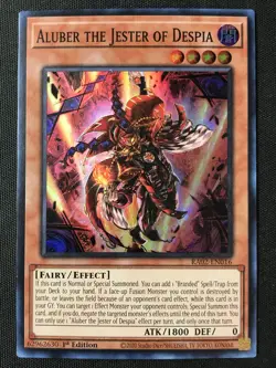 Yu-Gi-Oh TCG #RA02-EN016 Aluber the Jester of Despia 1st Edition Super Rare LP - Image 1