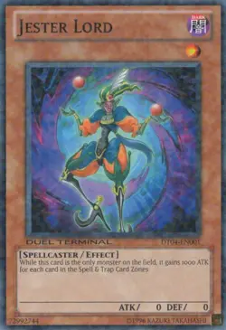 Yugioh Jester Lord DT04 Duel Terminal Normal Parallel Rare Limited NM - Image 1