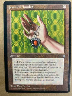 MTG 1x Jeweled Amulet Ice Age Legacy Magic the Gathering Card x1 MP - Image 1