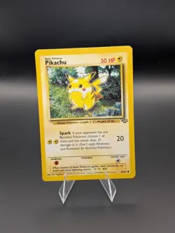 Pokemon TCG Jungle Pikachu Card 60/64 Regular Unlimited Common - Image 1