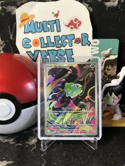Bulbasaur 133/132 Mega Evolution Illustration Rare Pokemon Card English NM - Image 1