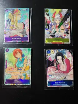One Piece TCG Illustration Box 1 And 2 Promo Cards (4 cards total) SEALED‼ - Image 1