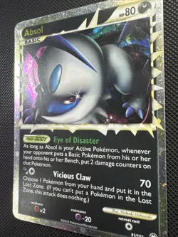 Absol (Prime) 91/102 Triumphant Holo Pokemon Card (MP+) #27 - Image 2