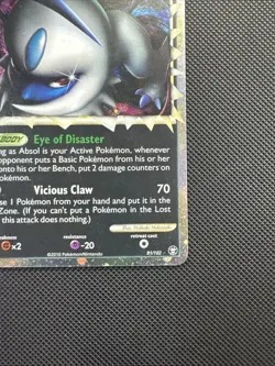 Absol (Prime) 91/102 Triumphant Holo Pokemon Card (MP+) #27 - Image 5
