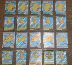 Surfing Pikachu & Flying Pikachu V & Vmax 4 Card Set times 5 Celebrations NM - Image 1