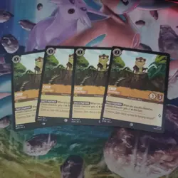 6/204 CHIP FRIEND INDEED AZURITE SEA COMMON DISNEY LORCANA CARD X4 - Image 1