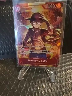 Sealed Promo One Piece CARD Treasure Booster Monkey.D.Luffy ST10-006 SR - Image 1