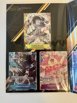One Piece TCG Premium Card Collection vol.1 Bandai Fest 25-26 + Limited Sleeves - Image 4