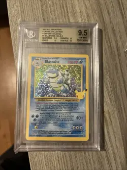 Pokemon Celebrations 2/102 Blastoise BGS 9.5 Gem Mint Holo Rare Card Base Set - Image 1