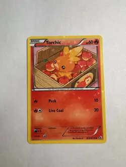 Torchic RC5/RC25 Legendary Treasures: Radiant Collection Holo Pokemon card LP - Image 1