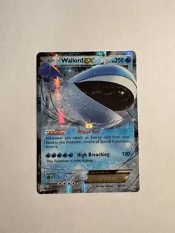 Wailord EX - 38/160 - Pokemon Primal Clash XY Ultra Rare Card NM - Image 1