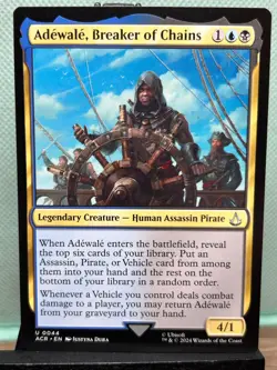 MTG TCG: Adewale, Breaker Of Chains 44, Universes Beyond: Assassin's Creed - Image 1