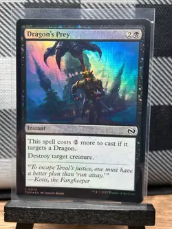 MTG TCG: Dragon's Prey 75, Tarkir: Dragonstorm _ FOIL - Image 1