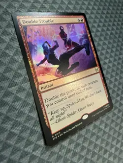 MTG Double Trouble #0013 Foil Rare Marvel’s Spider-Man: Eternal Legal (SPE) - Image 2