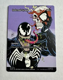Infernal Grasp - #18 (Borderless) Marvel Universe Spider Man Regular - MTG - Image 1