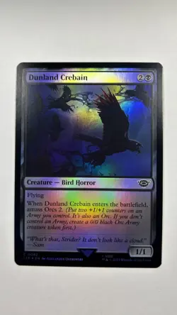 MTG Lord of the Rings Dunland Crebain Foil #82 LOTR Magic the Gathering - Image 1