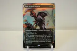 Magic The Gathering: Gev, Scaled Scorch. Rasied Foil Holo BLB 0349 - Image 2