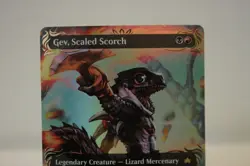 Magic The Gathering: Gev, Scaled Scorch. Rasied Foil Holo BLB 0349 - Image 4