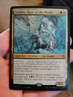 Arahbo, Roar of the World Commander 2017 Foil LP - Image 1