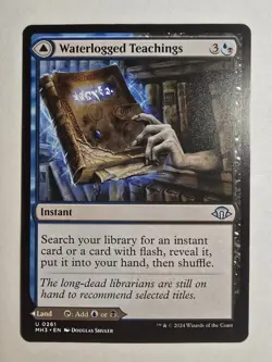 Waterlogged Teachings Modern Horizons 3 Regular Magic The Gathering - Image 1