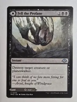 Fell the Profane Modern Horizons 3 Regular Magic The Gathering - Image 1