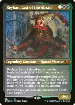 *Etched FOIL* Reyhan, Last of the Abzan Commander Legends - Magic The Gathering - Image 1