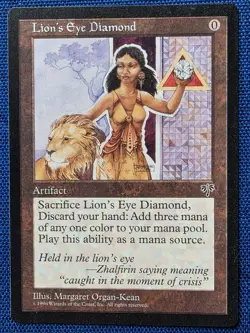 Lion's Eye Diamond MTG Mirage Unplayed NM - Image 1