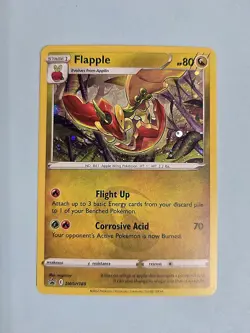2022 Flapple SWSH189 - Cosmos Holo Rare Swirl -Black Star Promo-NM/MINT Pokemon - Image 1