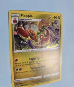 2022 Flapple SWSH189 - Cosmos Holo Rare Swirl -Black Star Promo-NM/MINT Pokemon - Image 2