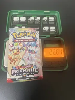 22.84g🔥 HEAVY 🔥 Pokemon TCG Prismatic Evolution Booster Pack!!!✅ - Image 1