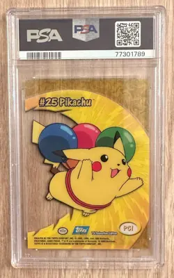 2000 TOPPS Pokemon Pikachu TV Animated Clear Cards PSA 10 PSA Cert # 77301789 - Image 4