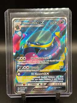 Alolan Muk GX (Full Art) 138/147 Sm-Burning Shadows Holo Pokemon TCG - Image 1