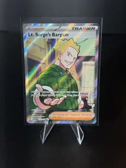 Lt. Surge's Bargain 170/132 - Full Art - Pokemon Mega Evolution - Image 1
