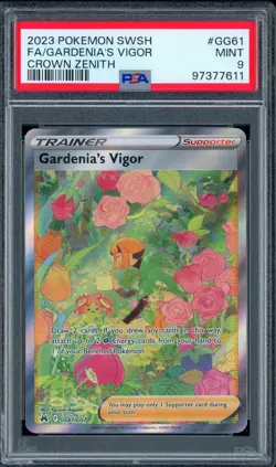 2022 POKEMON JPN SWORD & SHIELD VSTAR UNIVERSE FULL ART/GARDENIA'S VIGOR PSA 9 - Image 1