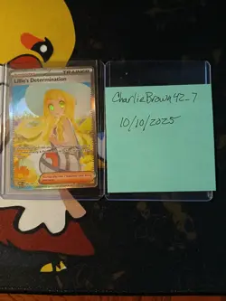 Pokemon TCG Lillie’s Determination SIR 184/132 ENGLISH NM Mega Evolution - Image 1