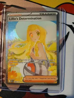 Pokemon TCG Lillie’s Determination SIR 184/132 ENGLISH NM Mega Evolution - Image 2