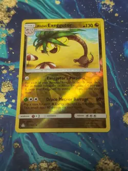 Alolan Exeggutor (95/156) Ultra Prism Pokemon Holographic Rare TCG Free Shipping - Image 4